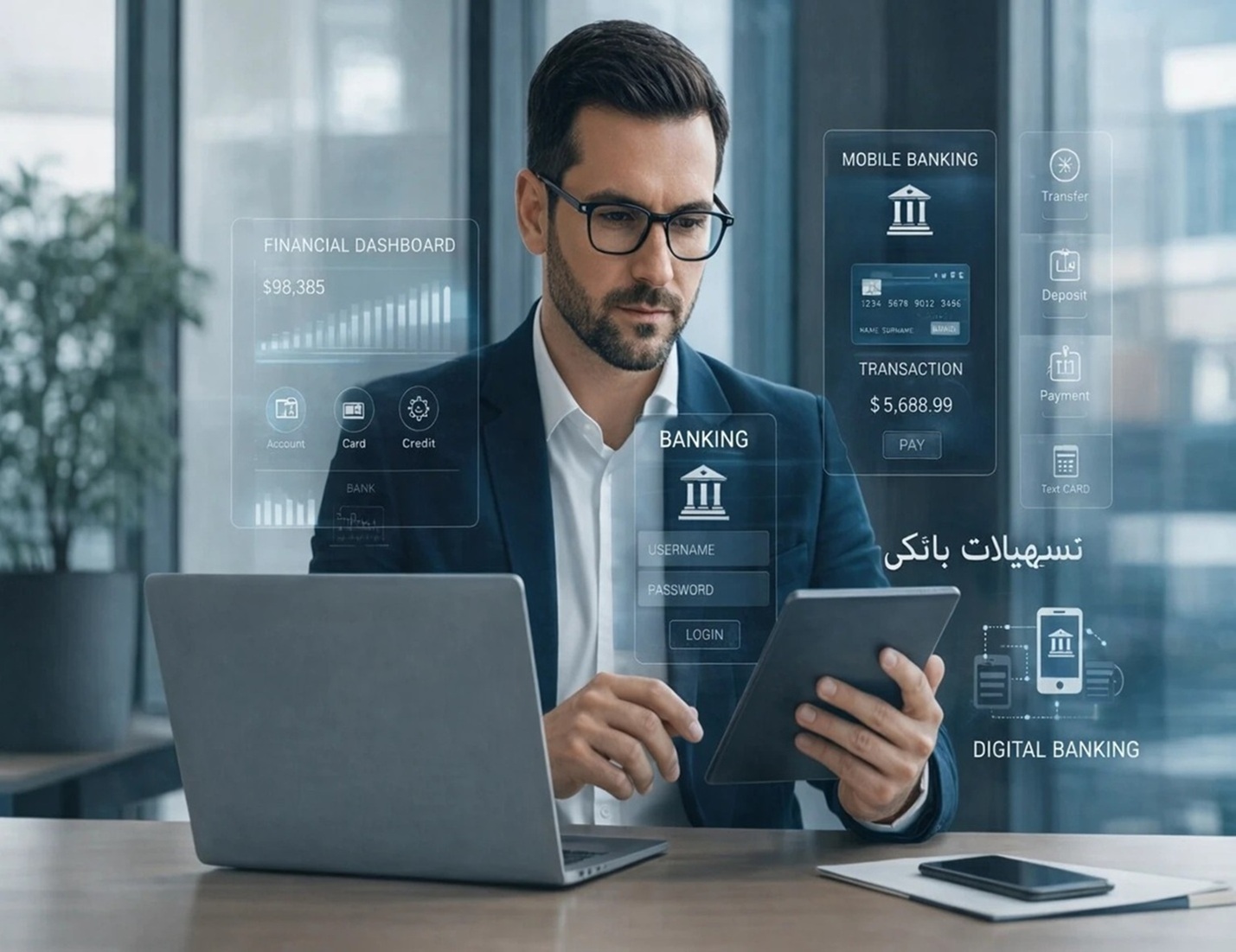 businesspeople-discussing-while-using-digital-WFGVC3X@2x-min